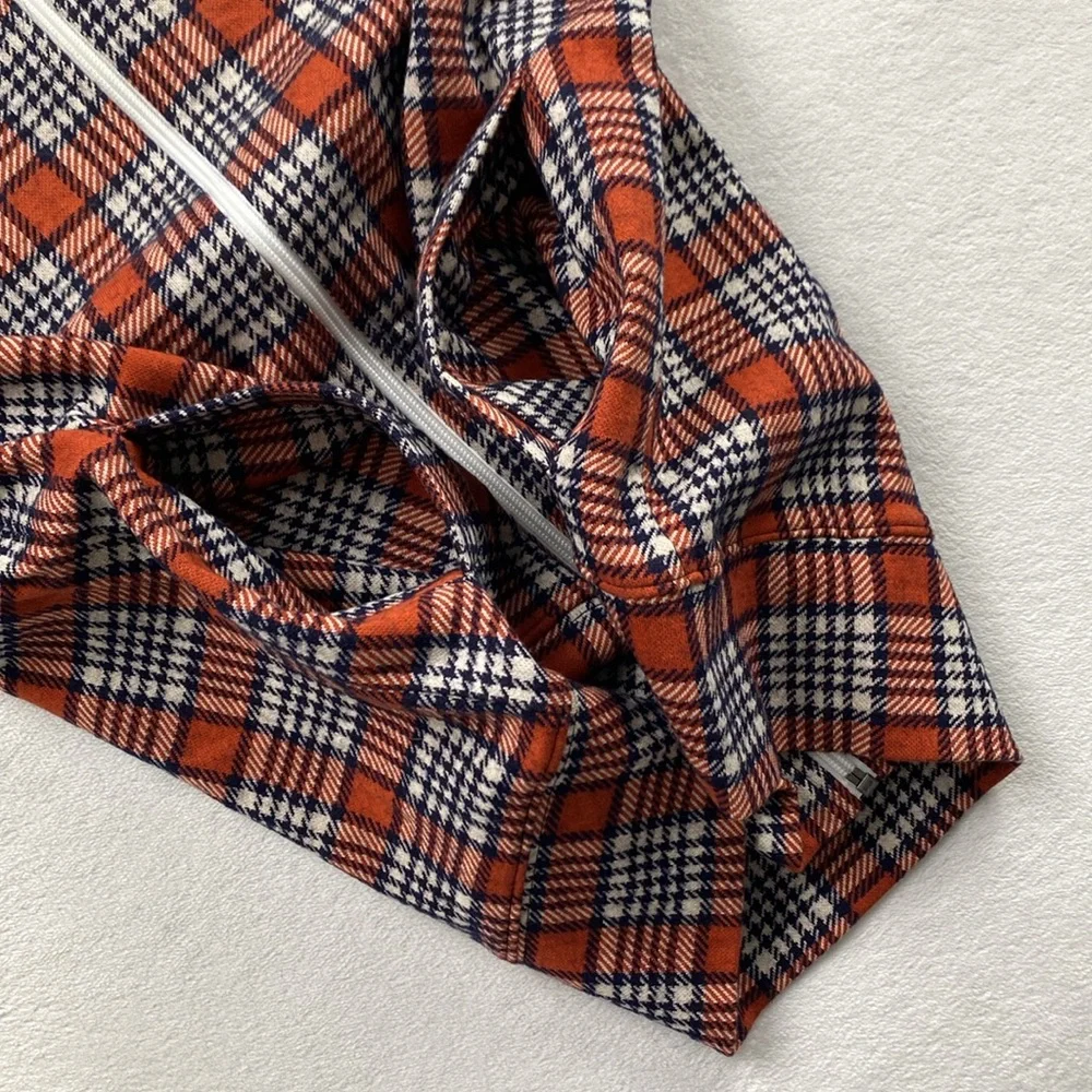 Champion x Todd Snyder Wool Blend Plaid Houndstooth Full Zip Track Jacket - Picture 13 of 16